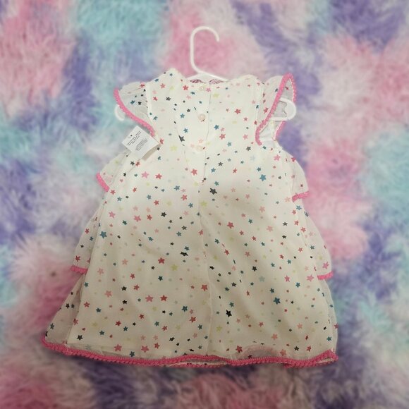 Cute Star Ruffled Toddler Spring/Summer Dress 3T - Picture 7 of 7